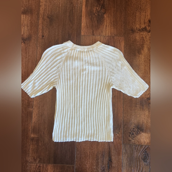 Free People Friday Morning Swit Tee Eggshell Size Small | NWOT - Picture 4 of 5